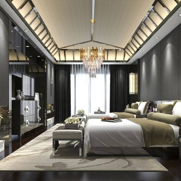 Żyrandol glamour ASPEN II GOLD ML6000