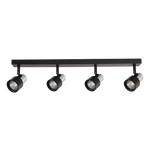 Lampa Sufitowa Cino 4xGU10 Czarny + Chrom
