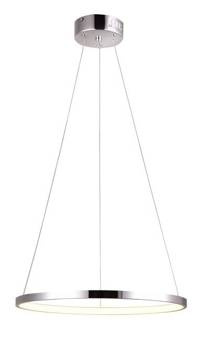 Lampa wisząca LED 18W ring okrągła 29cm chrom Lune 31-64592
