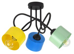 Lampa sufitowa do pokoju dziecka kolorowa Zaczarowany Kubeczek 3xE27 Led 