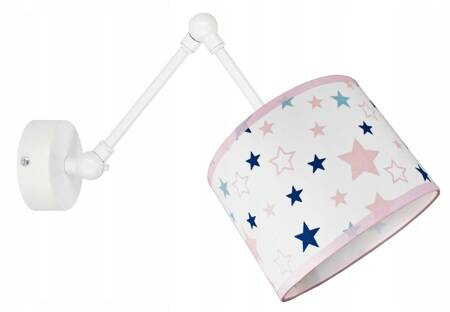 Kinkiet do pokoju dziecięcego w gwiazdki regulowany