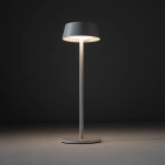 Lampa przenośna AMY LED 2W 3000K 170lm wys.32.5cm szer.10.8 IP54 ściemniacz włącznik | Biały 11531