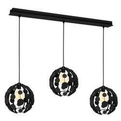Lampa wisząca GAIA BLACK / WOOD 3xE27 60W MLP6327