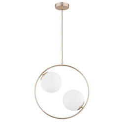 Lampa wisząca AVIA S 54 dł. 38,5cm 2xE14 | złoty