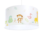 Lampa sufitowa dziecięca Wesołe Zwierzaki  średnica 60 cm