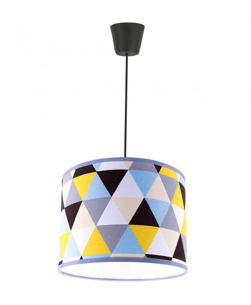 Lampa do pokoju dziecka z kolorowym z abażurem 