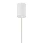 Lampa wisząca KRABI szer. 40cm E27 | naturalne drewno/biały