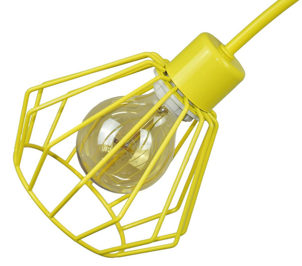 Lampa sufitowa do pokoju chłopca i dziewczynki  niebieska Edison Loft 2xE27 Led 