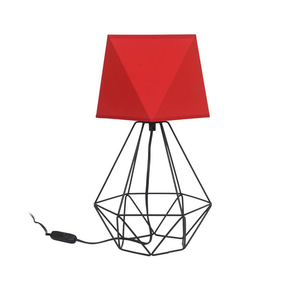 Lampka nocna dla dziewczynki różowa Diament 1XE27 Led 