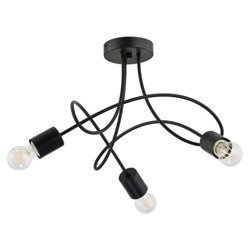 Żyrandol nowoczesny TARGO śr. 47cm czarna