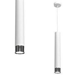 Nowoczesna lampa wisząca DANI WHITE/CHROME 1xGU10 MLP6227