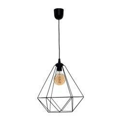 Lampa wisząca BASKET BLACK 1xE27