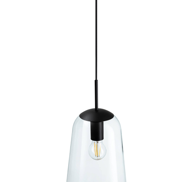 Lampa wisząca PEAR L w nowoczesnym stylu | czarny