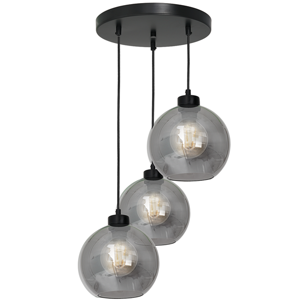 Nowoczesna lampa wisząca koło SOFIA SMOKED MLP6583