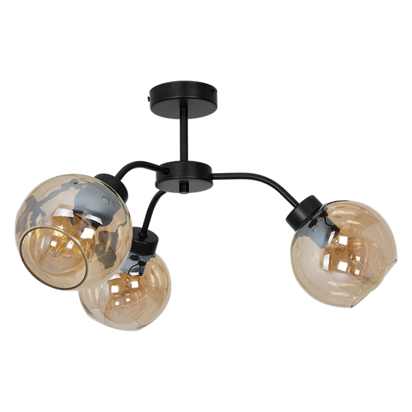Lampa sufitowa SOFIA AMBER 3xE27