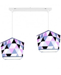 Lampa wisząca do pokoju dziecka podwójna Diament
