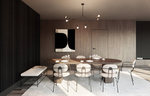 Lampa sufitowa loft TWIG VI czarny szer. 110cm
