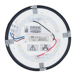 Plafon do kuchni ARENA BLACK LED 18W IP44 śr. 40cm | czarny