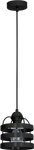 Lampa wisząca LARS BLACK 1xE27 MLP798
