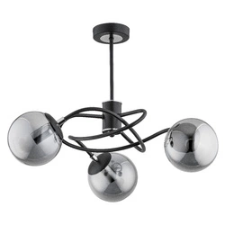 Lampa sufitowa ALFA DOXA CZARNA 3xE14 52cm | 28353