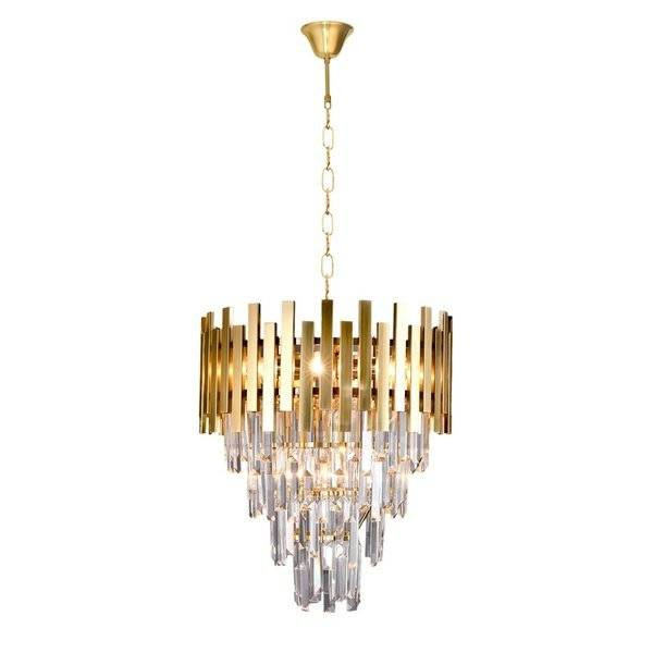 Żyrandol glamour ASPEN II GOLD ML6000