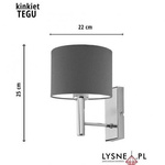 Lampa ścienna TEGU do pokoju dziecięcego