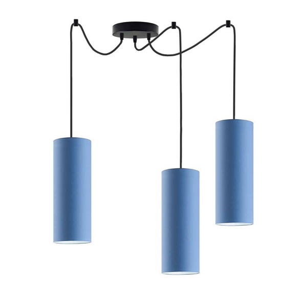 Lampa do pokoju dziecięcego fioletowe abażury typ pająk VIZELA T3