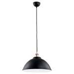 Lampa sufitowa IDIFOR I czarny śr. 37cm