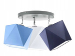 Lampa do pokoju dziecięcego kolorowa Minorka 3xE27