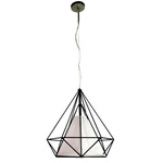Lampa wisząca z drutu TRIANGOLO  śr.45cm