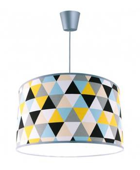 Lampa do pokoju dziecięcego z kolorowym z abażurem