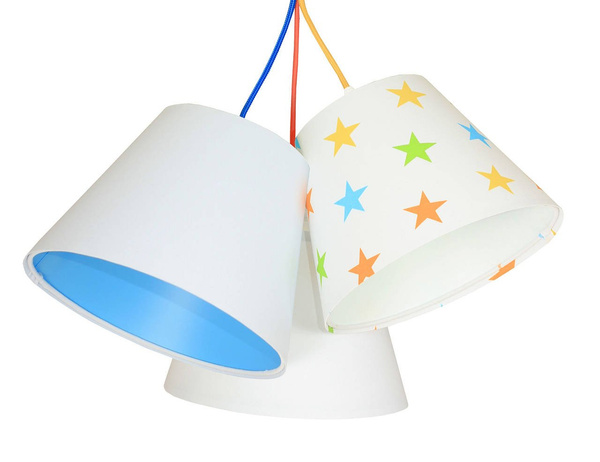 Lampa sufitowa do pokoju dziecka w gwiazdki nowoczesna 3xE27
