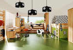 Lampa dziecięca z motywem piłkarskim typu pająk Mundial SP 3