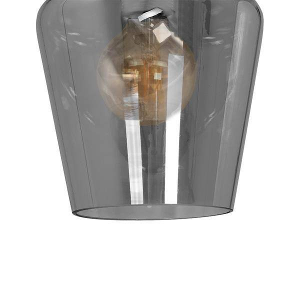 Nowoczesna lampa sufitowa plafon SANTIAGO SMOKED MLP6603