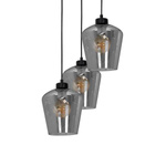 Nowoczesna lampa wisząca koło SANTIAGO SMOKED MLP6612