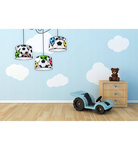 Lampa do pokoju dziecięcego z motywem piłki nożnej typ pająk Mix 5xE27 led