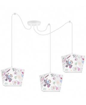 Lampa do pokoju dziecięcego typu pająk Diament 4