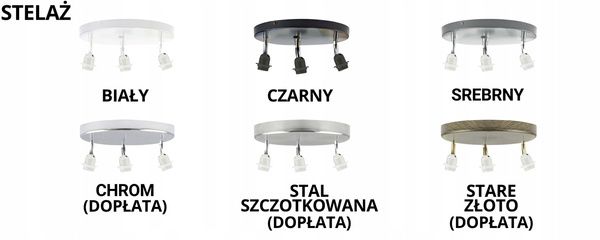 Lampa do pokoju dziecięcego kolorowa Minorka 3xE27