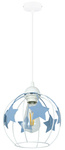 Lampa wisząca do pokoju dziecka niebieskie gwiazdki 