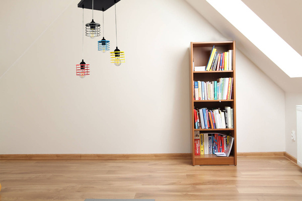 Lampa wisząca  do pokoju dziecięcego w stylu loft Edison Koszyk 4xE27