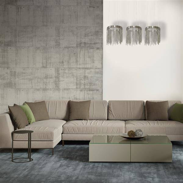 Designerska lampa wisząca CASCATA SATIN ML3793 54W LED