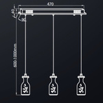 Lampa wisząca BOTTLE III LED