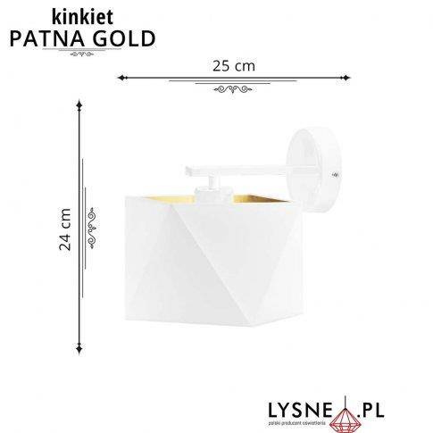 Oświetlenie ścienne PATNA GOLD