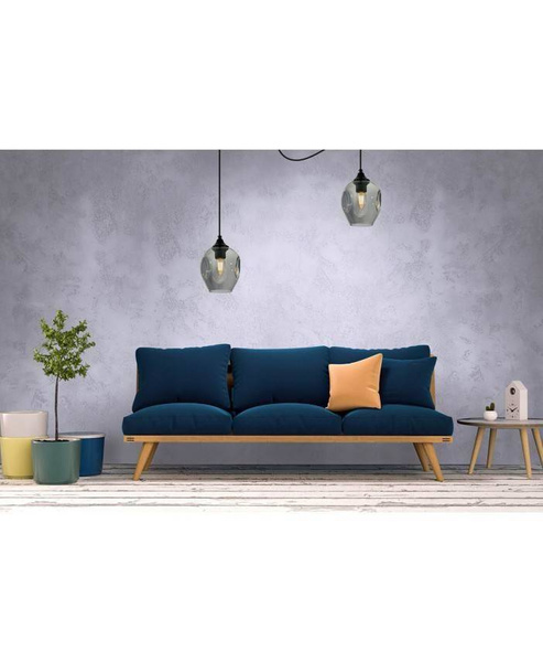 Industrialna Lampa ze Szklanymi Kloszami w Typie Pająk