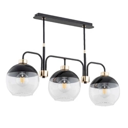 Lampa sufitowa ALFA ALMARY CZARNA 3xE27 20cm | 63002