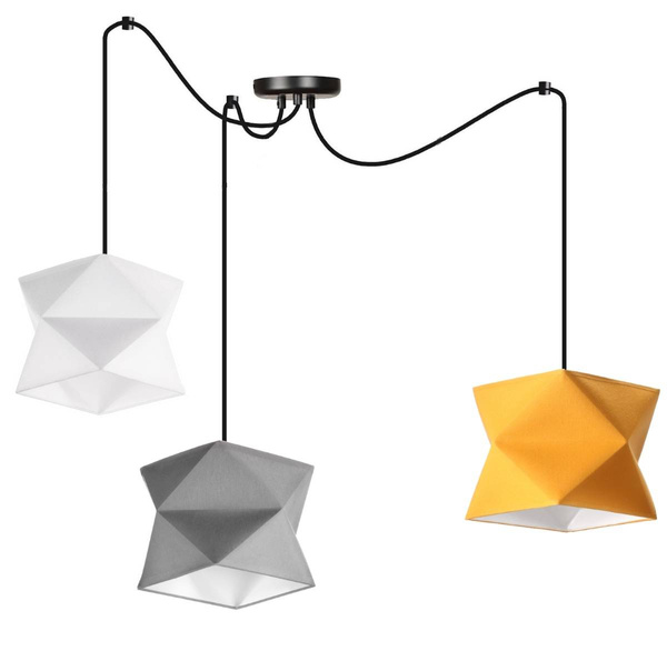 Lampa wisząca do pokoju dziecka typu pająk kolorowa Diament Spyder 3