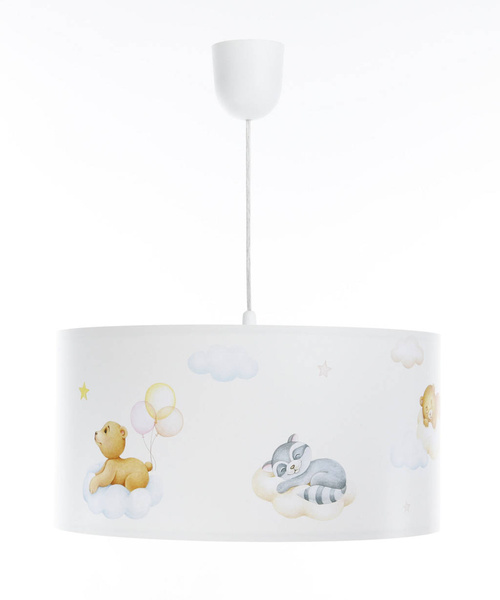 Lampa sufitowa dla dziecka Leśni Przyjaciele i Chmurki 50 cm
