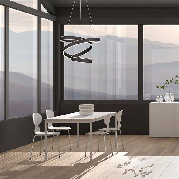 Lampa wisząca ANDROMEDA BLACK 45W LED ML6160