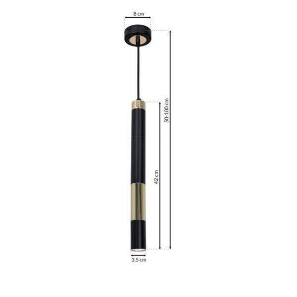 Lampa wisząca DALLAS GOLD 1xGU10 MLP6545