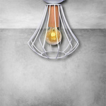 Lampa sufitowa WILL WHITE 1xE27 MLP4180